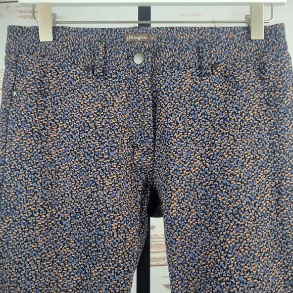 J. McLaughin Slim Ankle Pant Graphic Print Size 2 - Picture 6 of 8